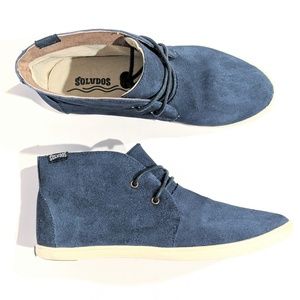 Soludos Blue Chukka / Desert Boot, Size 6